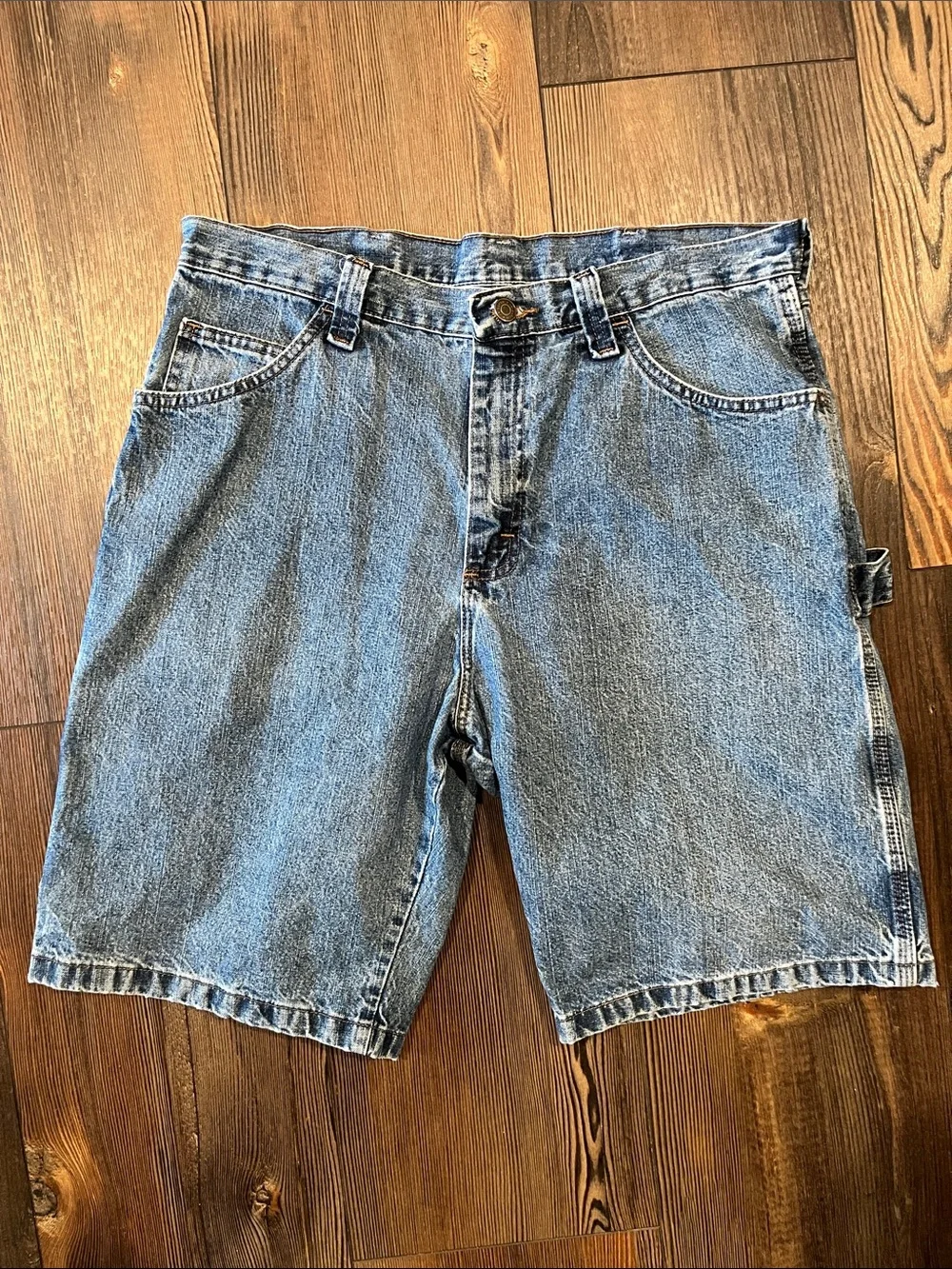 Wrangler Denim Carpenter Shorts 2 Pair 32 Waist